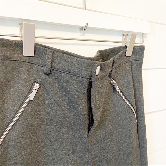 Zara | Dark Gray Skinny Stretch Pants Size Small - Picture 6 of 10